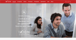 Desktop Screenshot of ixion-groupe.ch